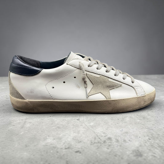 Golden Goose Superstar Blanc Bleu Marine C599