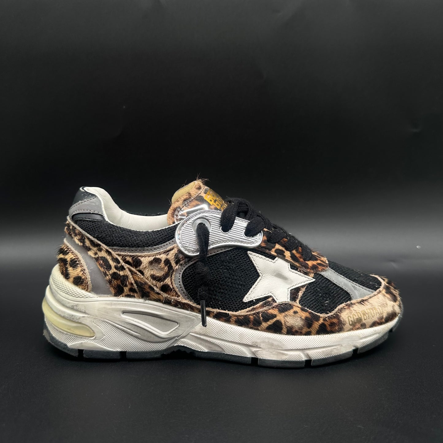 Golden Goose Dad-Star - Noir Léopard C1211