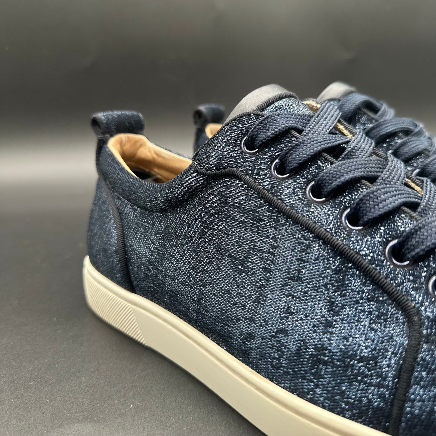 Louboutin Junior - Bleu Paillettes C1449