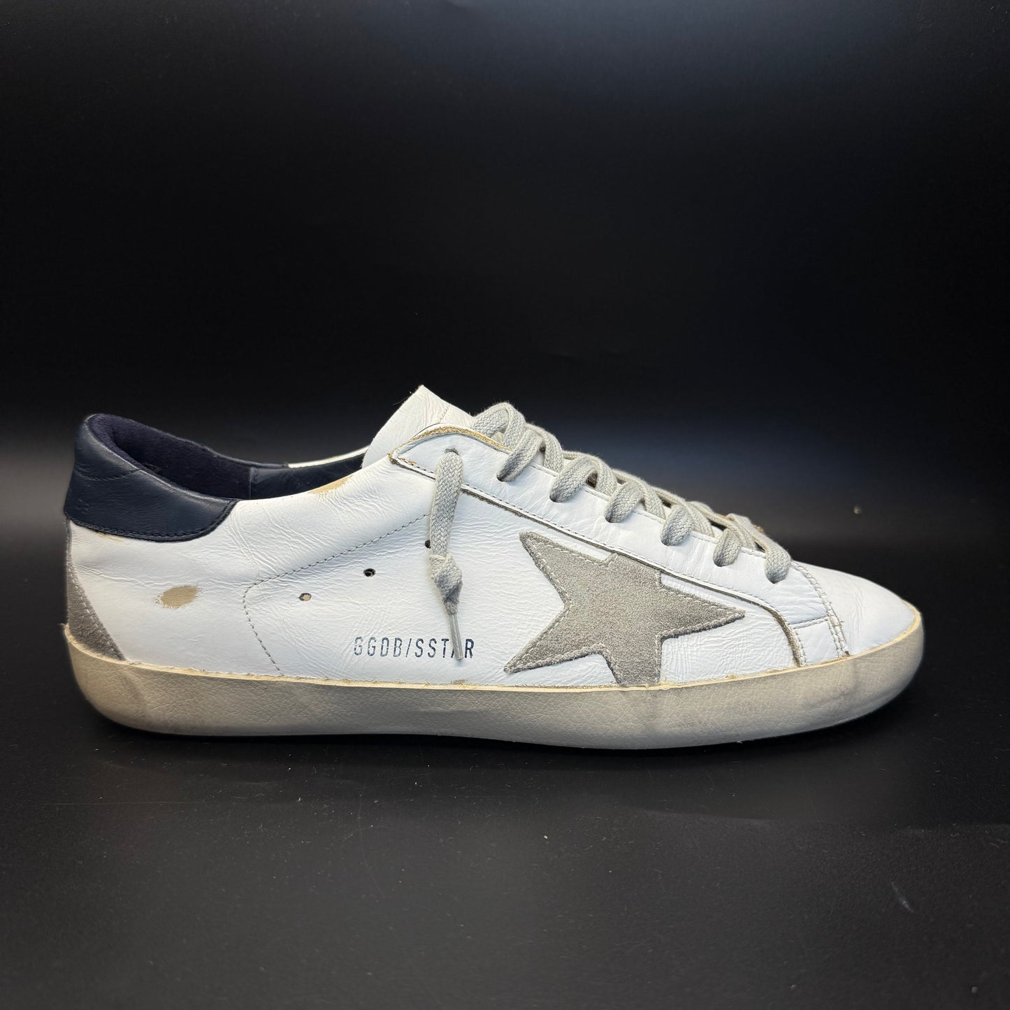 Golden Goose Superstar - Blanc/Bleu marine◼️