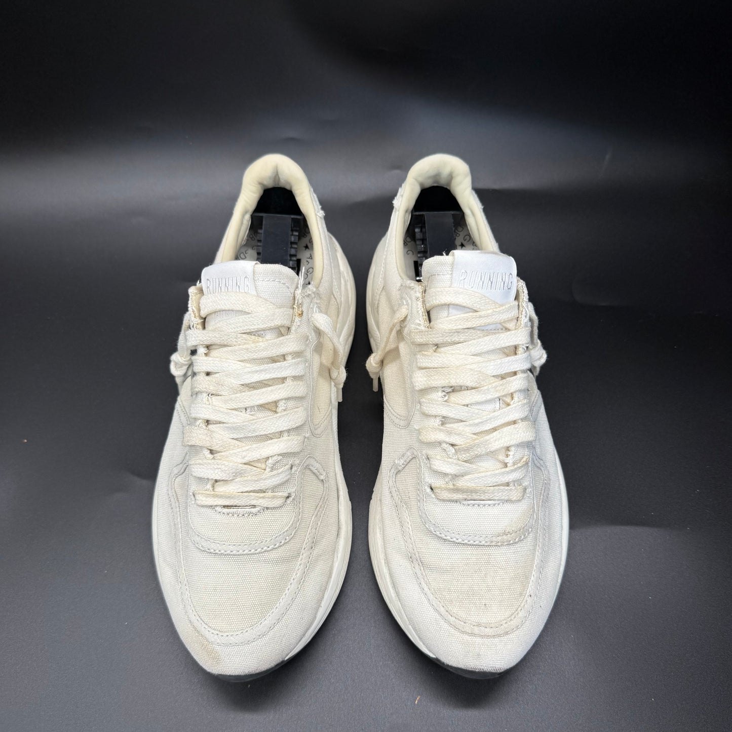 Golden Goose Running - Blanc/Canva ◾️