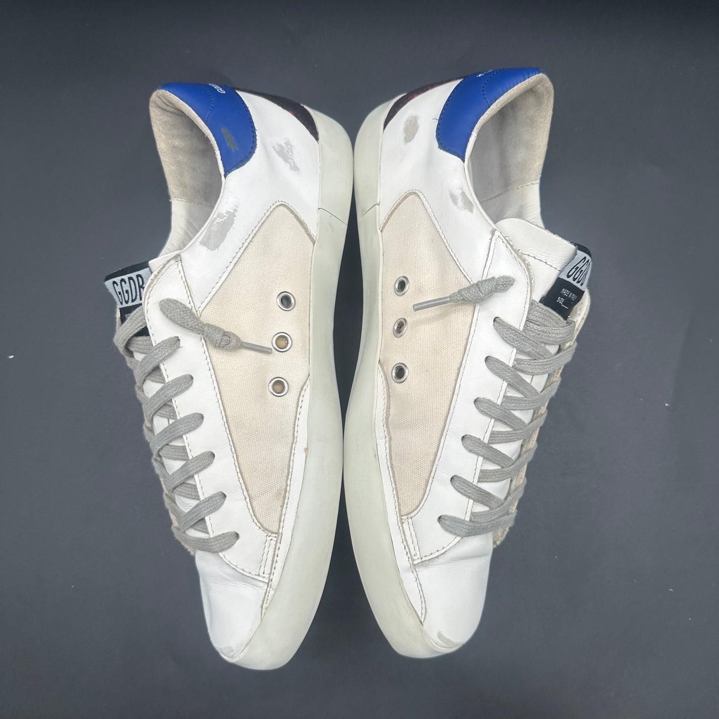 Golden Goose Superstar - Blanc Beige Bleu P427