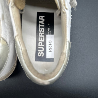 Golden Goose Superstar - Blanc Argent Beige C1261