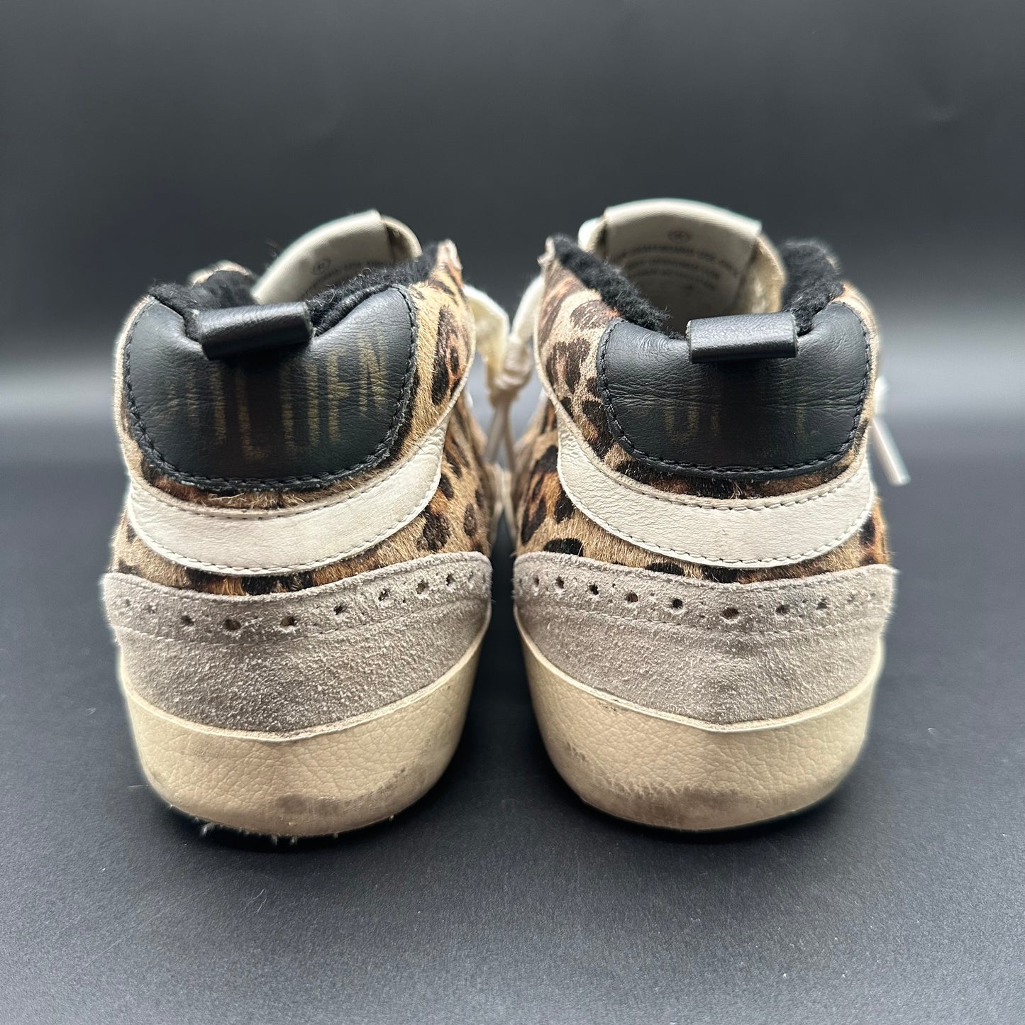 Golden Goose Midstar - Noir Léopard Beige C1218