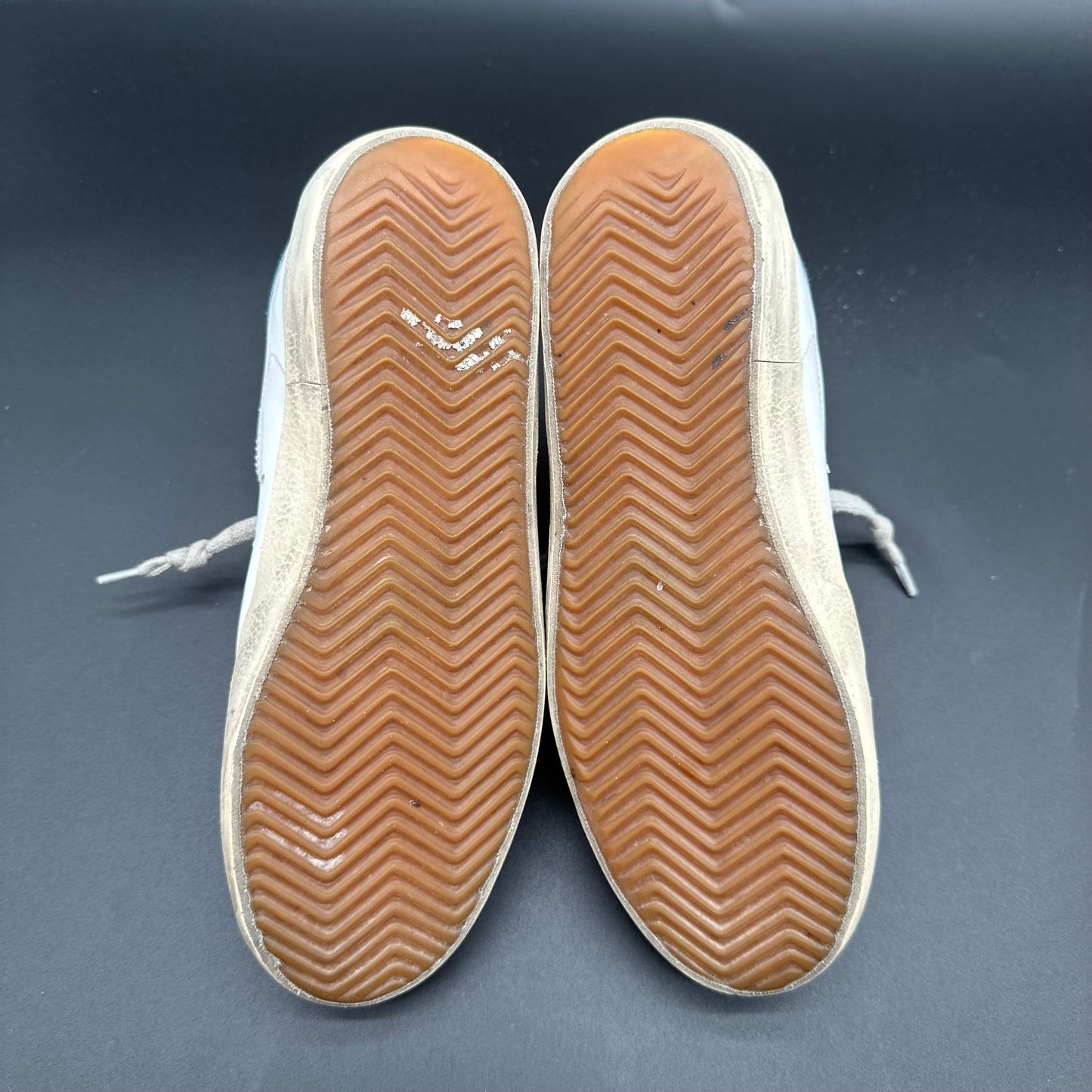 Golden Goose Superstar - Blanc Beige Bleu J035