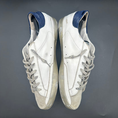 Golden Goose Superstar - Blanc Bleu C1228