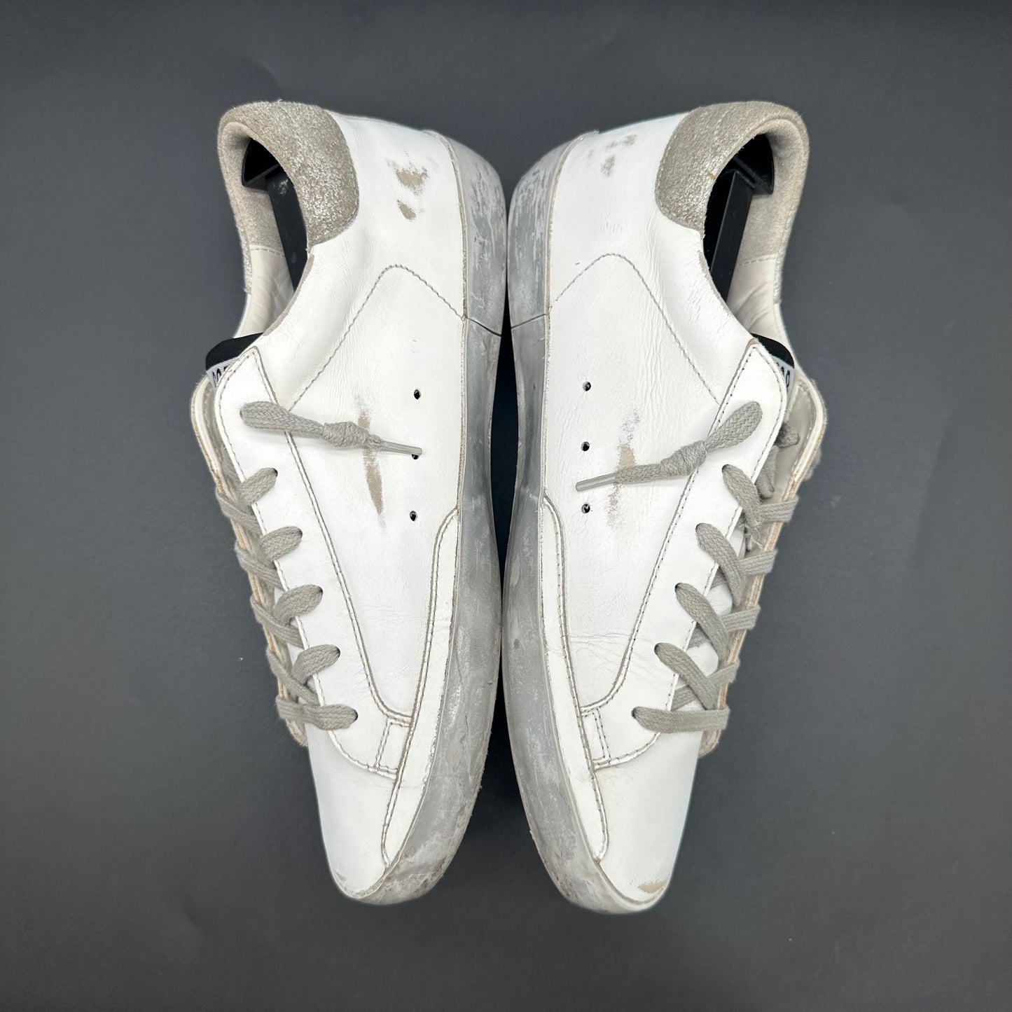 Golden Goose Superstar - Blanc Argent C1421