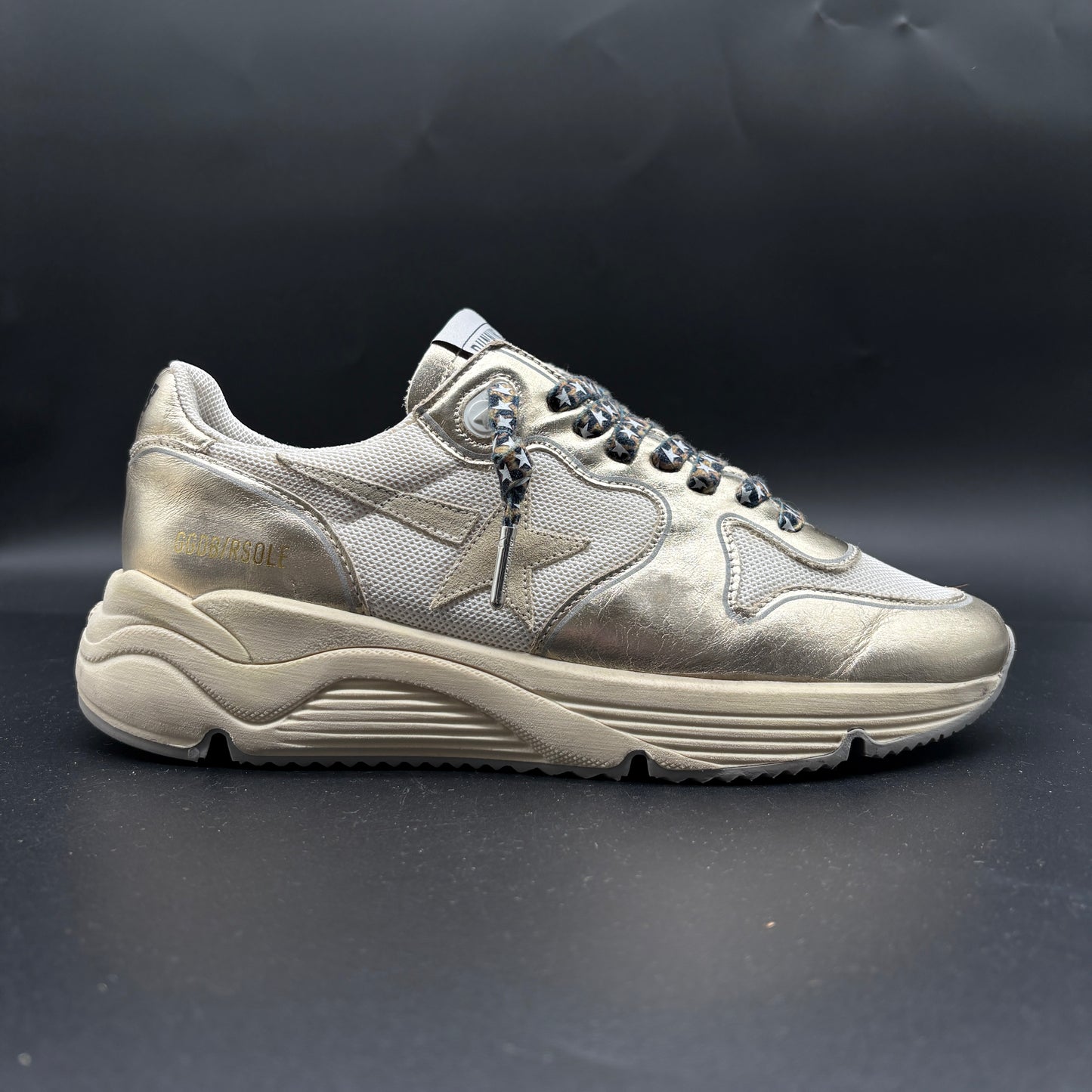Golden Goose Running - Argent Rose Or K37