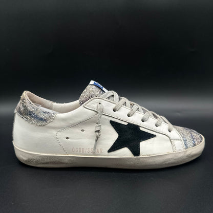 Golden Goose Superstar - Blanc Violet Paillettes C1259