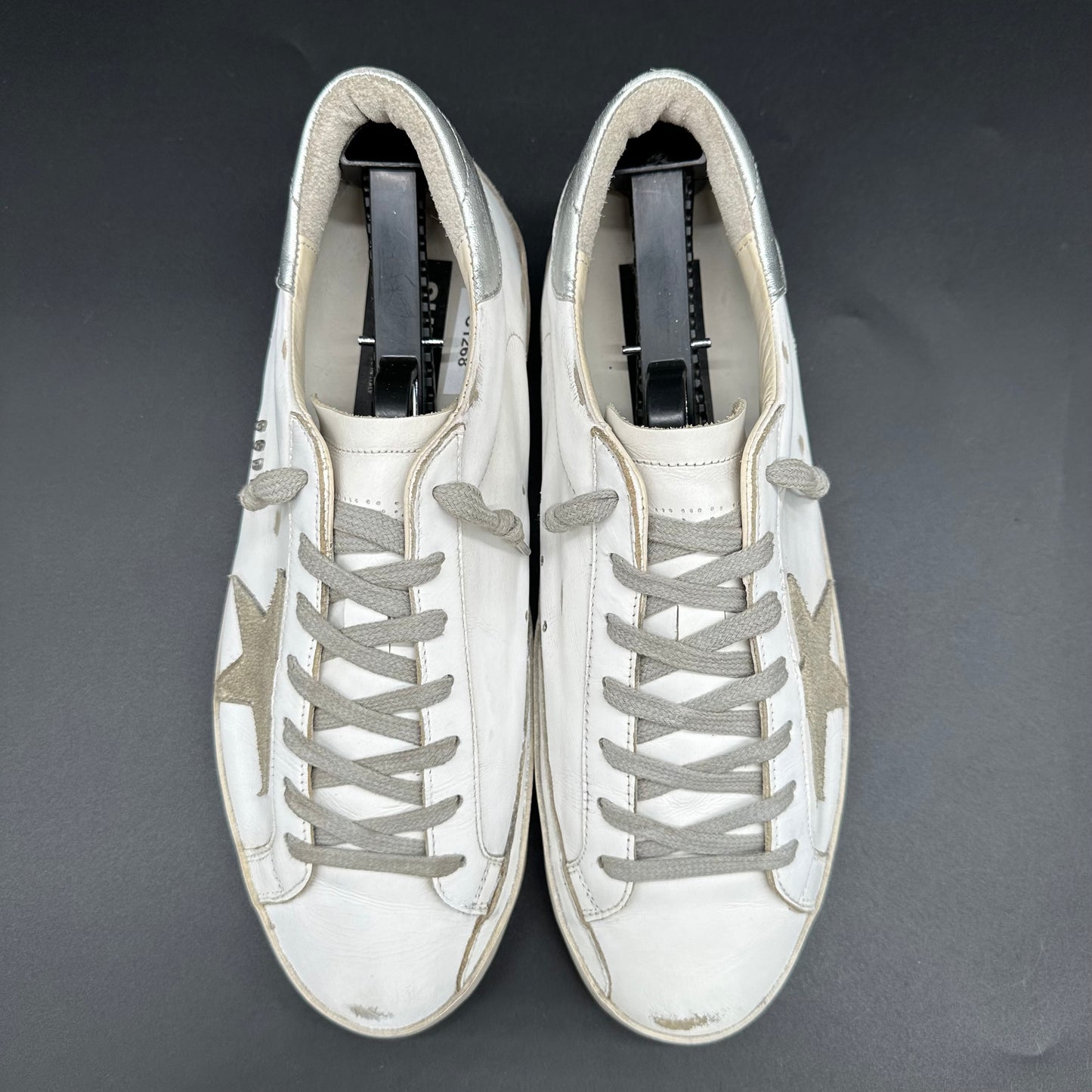 Golden Goose Superstar - Blanc Beige Argent C1268