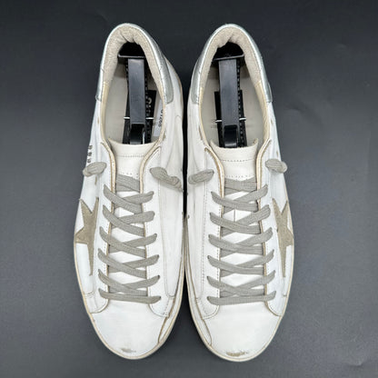Golden Goose Superstar - Blanc Beige Argent C1268
