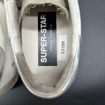 Golden Goose Superstar - Blanc Bleu Argent C1199