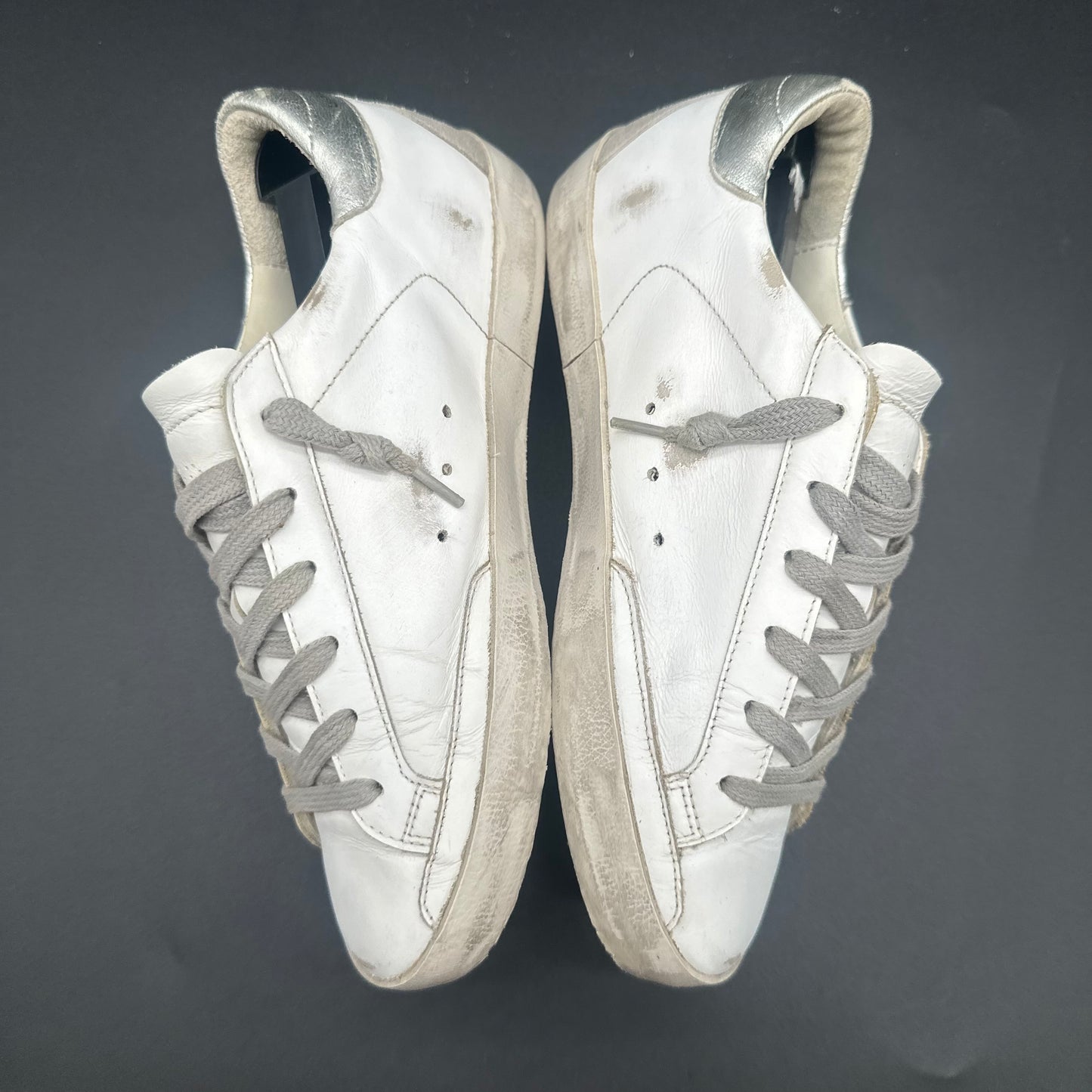 Golden Goose Superstar - Blanc Beige Argent C1350