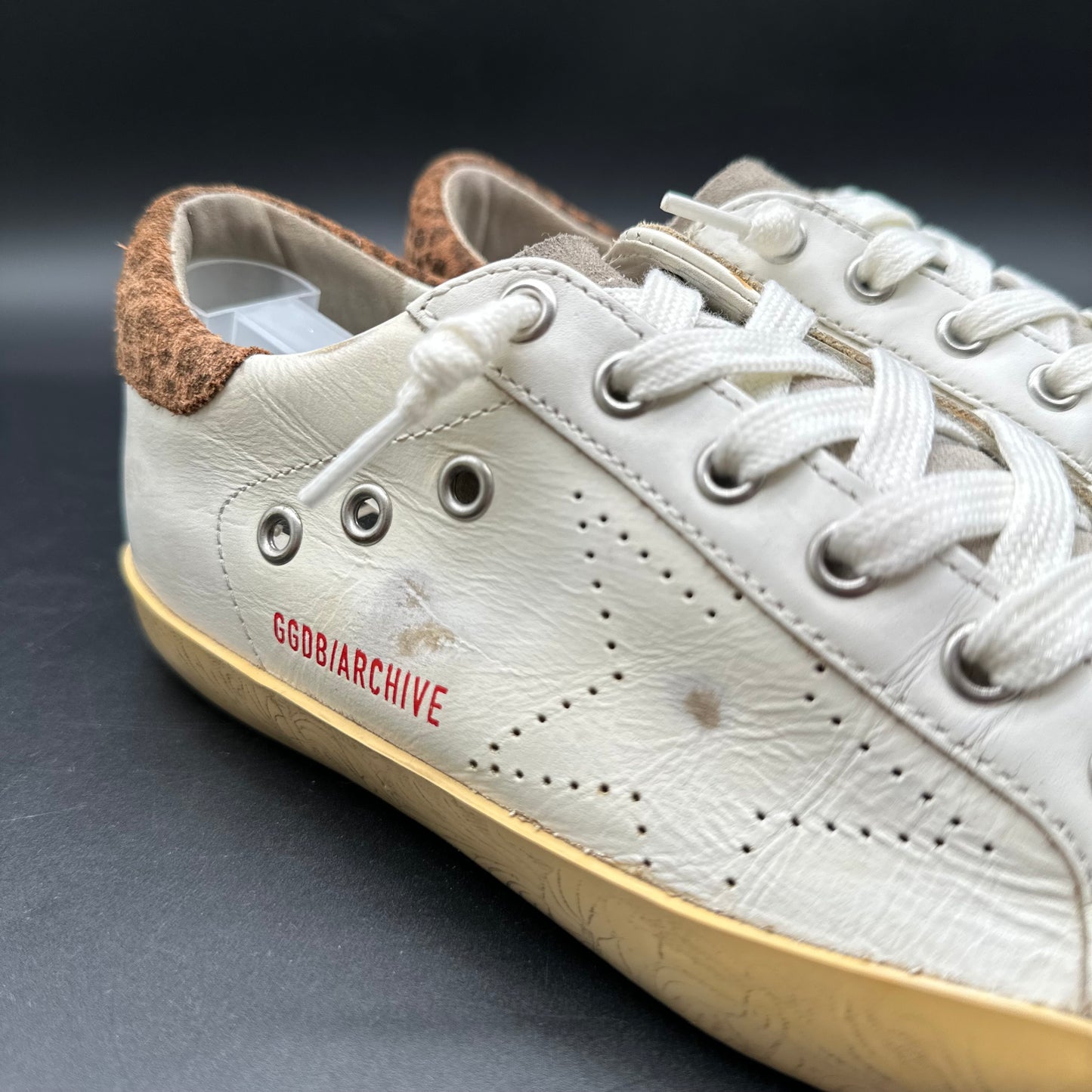 Golden Goose Superstar Archive - Blanc Léopard K45