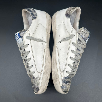 Golden Goose Superstar - Blanc Violet Paillettes C1259