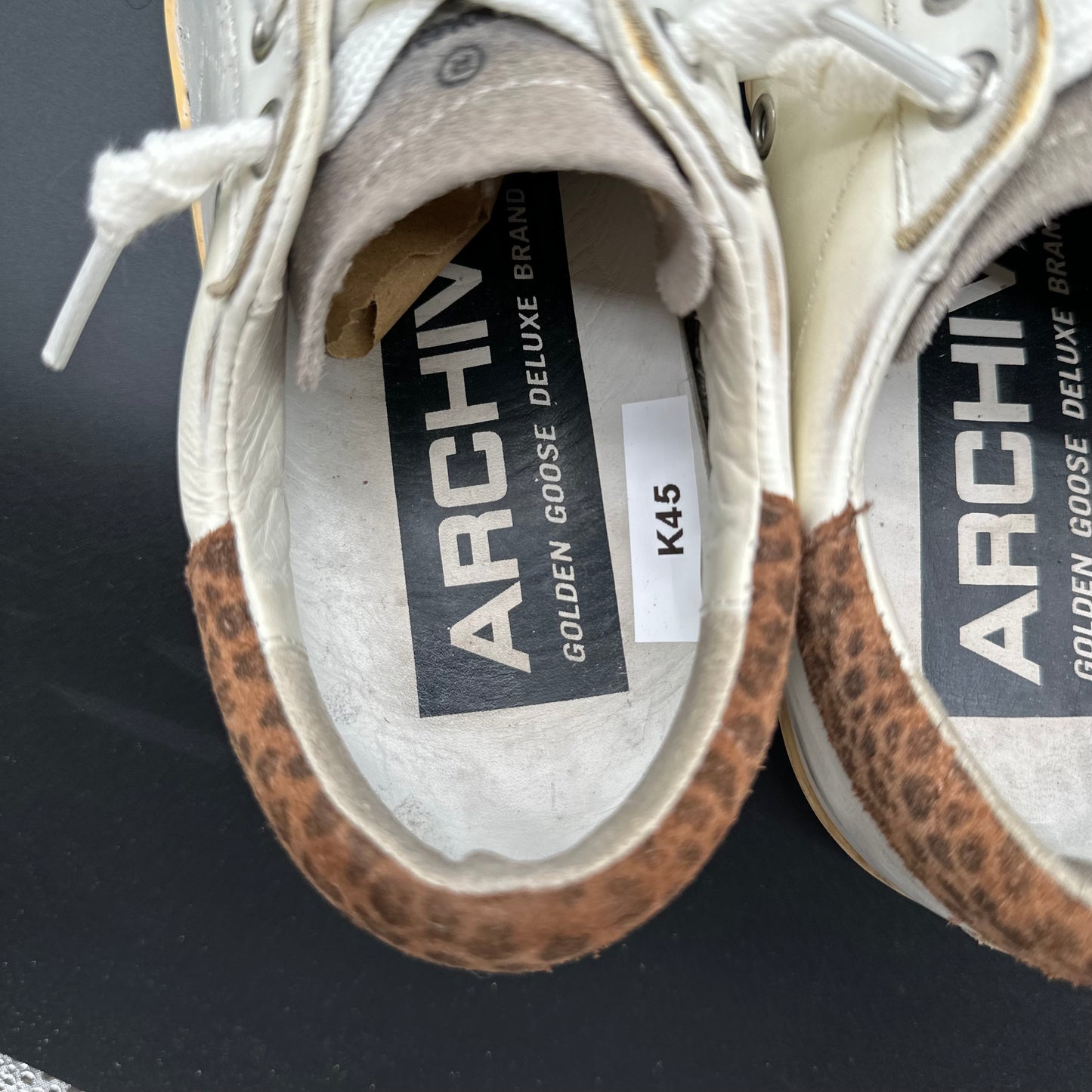 Golden Goose Superstar Archive - Blanc Léopard K45