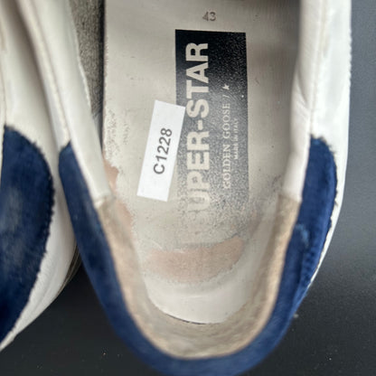 Golden Goose Superstar - Blanc Bleu C1228