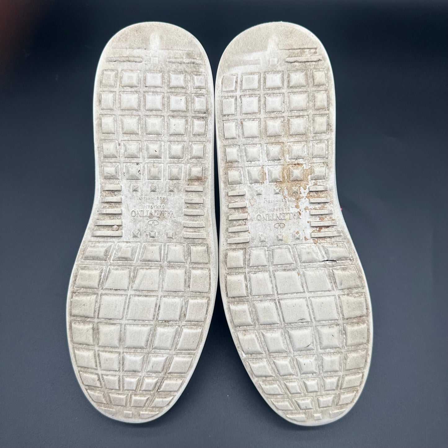 Valentino Open - Blanc Rouge Paillettes C1189