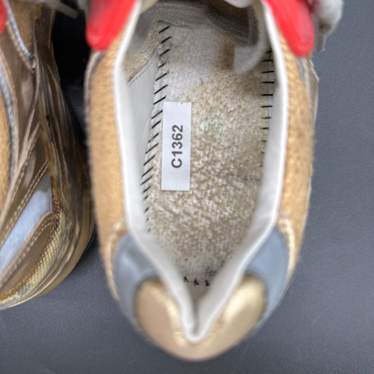 Golden Goose Dad-Star - Or Beige Rouge C1362