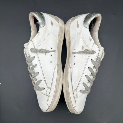 Golden Goose Superstar - Blanc Argent Beige C1373