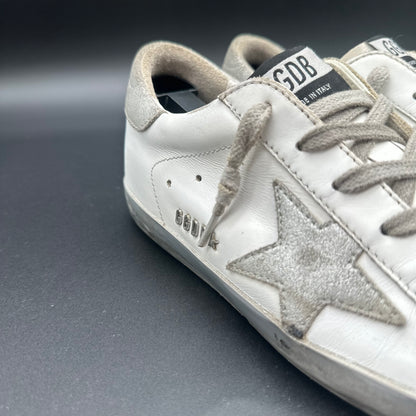 Golden Goose Superstar - Blanc Argent C1205