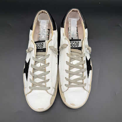 Golden Goose Superstar - Blanc Noir Paillette C1091