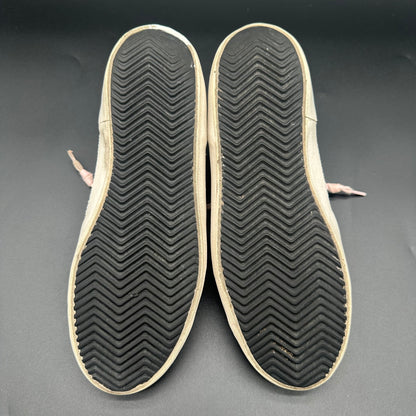 Golden Goose Superstar - Blanc Noir Paillettes Léopard J011