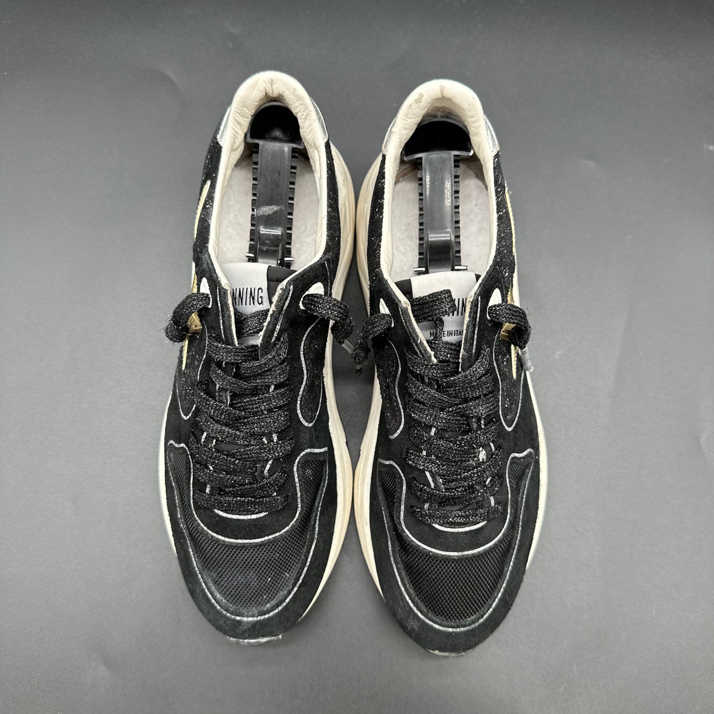 Golden Goose Running - Noir Argent Or K50