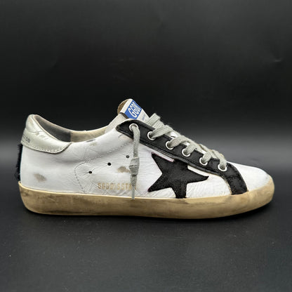 Golden Goose Superstar - Blanc Noir Argent K41