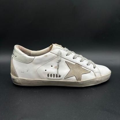 Golden Goose Superstar - Blanc Argent Beige C1373