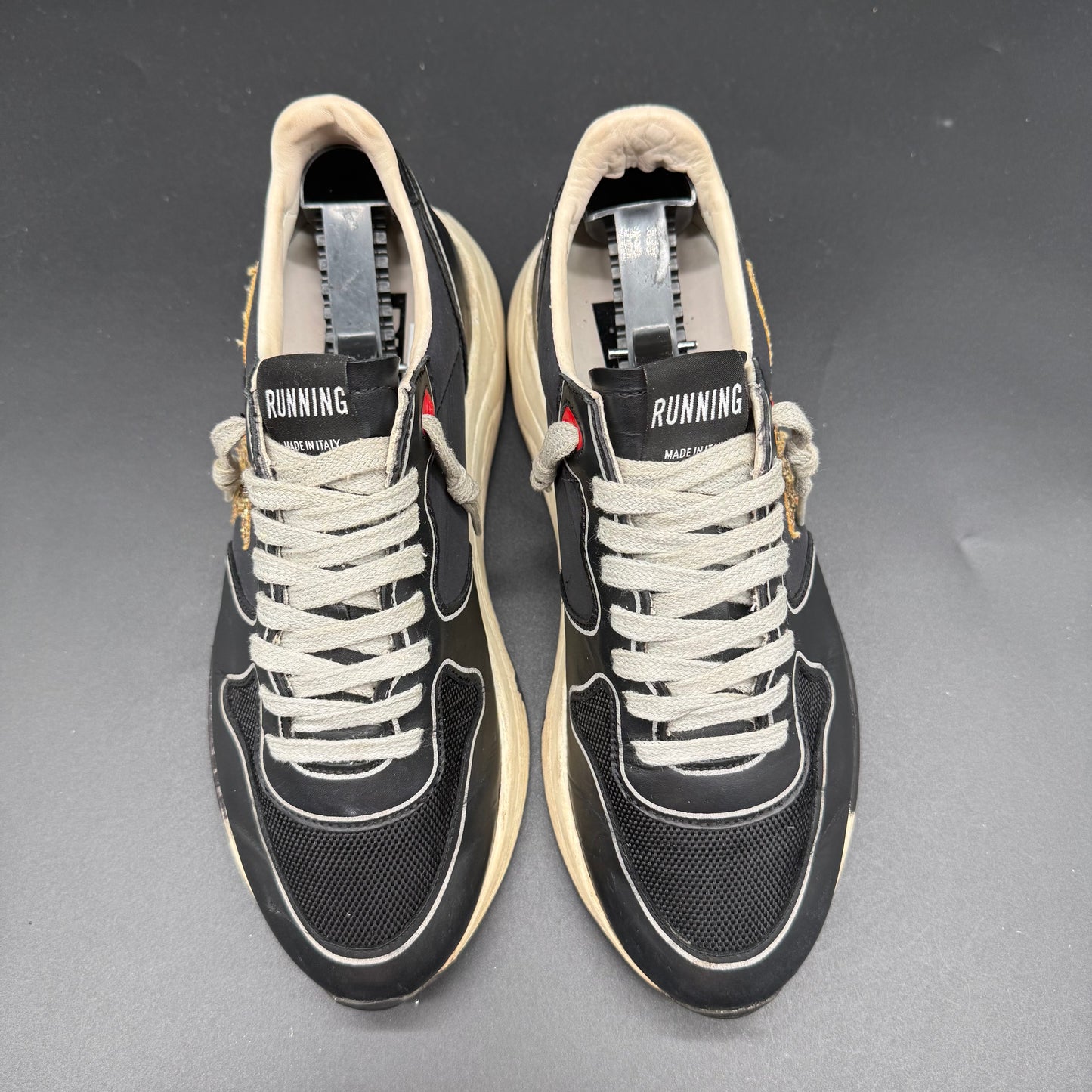 Golden Goose Running - Noir Paillette Or C1326