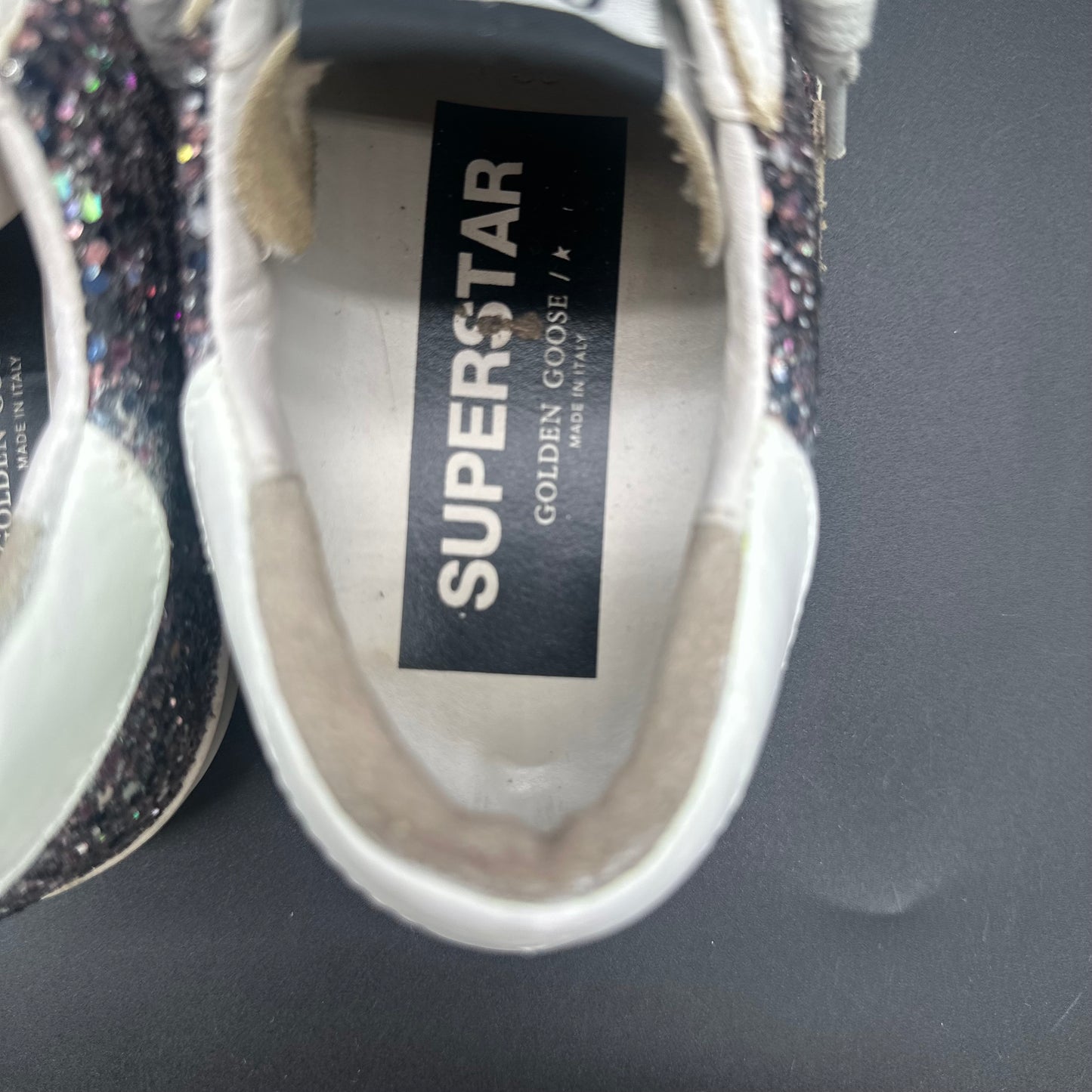 Golden Goose Superstar - Blanc Beige Paillettes K15