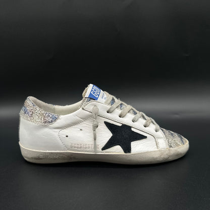 Golden Goose Superstar - Blanc Noir Paillettes C1141