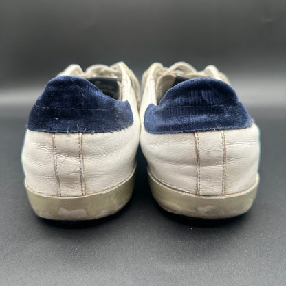 Golden Goose Superstar - Blanc Bleu C1228