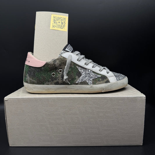 Golden Goose Superstar - Rose Paillette Kaki