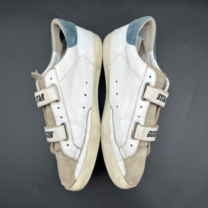 Golden Goose Old-School - Blanc Beige Vert C1459