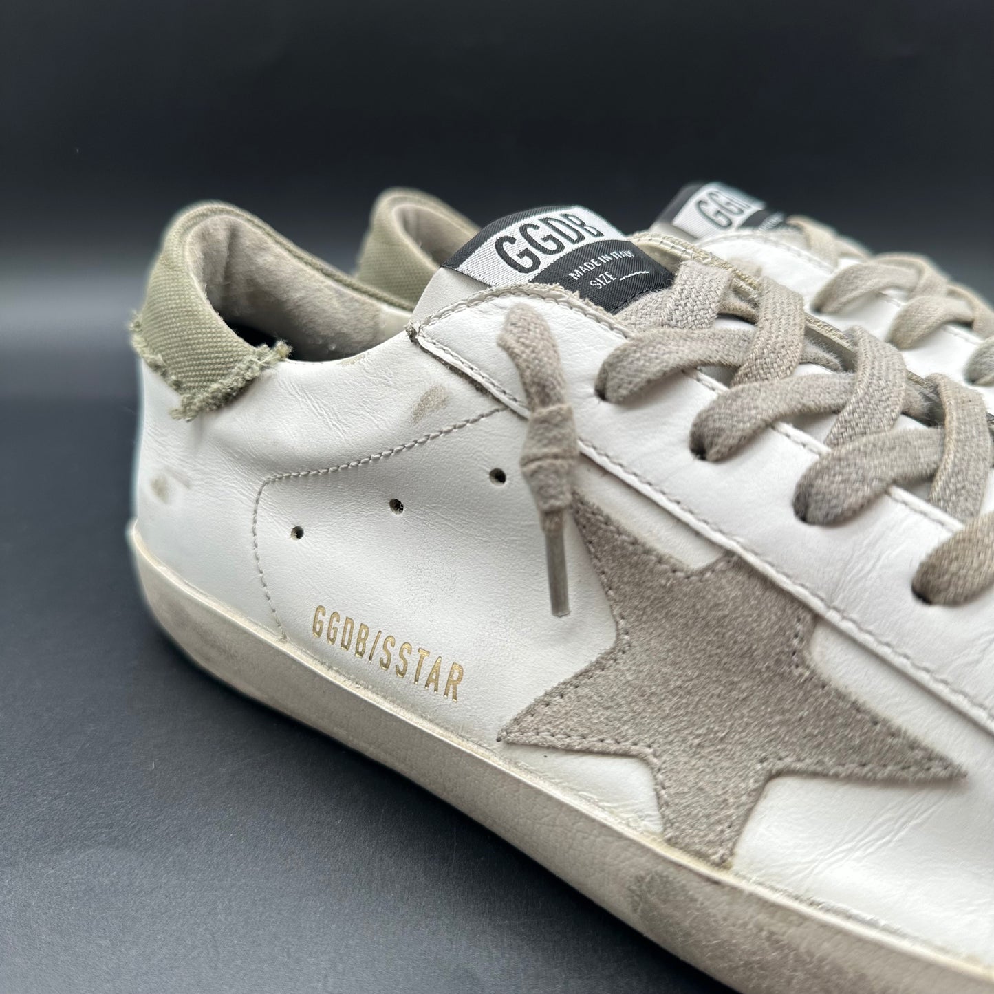 Golden Goose Superstar - Blanc Beige Vert C1399