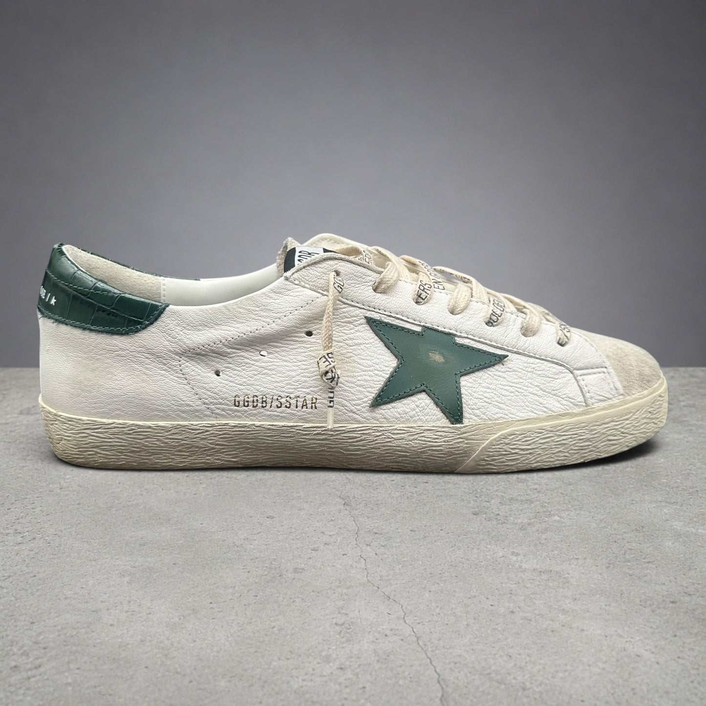 Golden Goose Superstar - Blanc Vert C1406