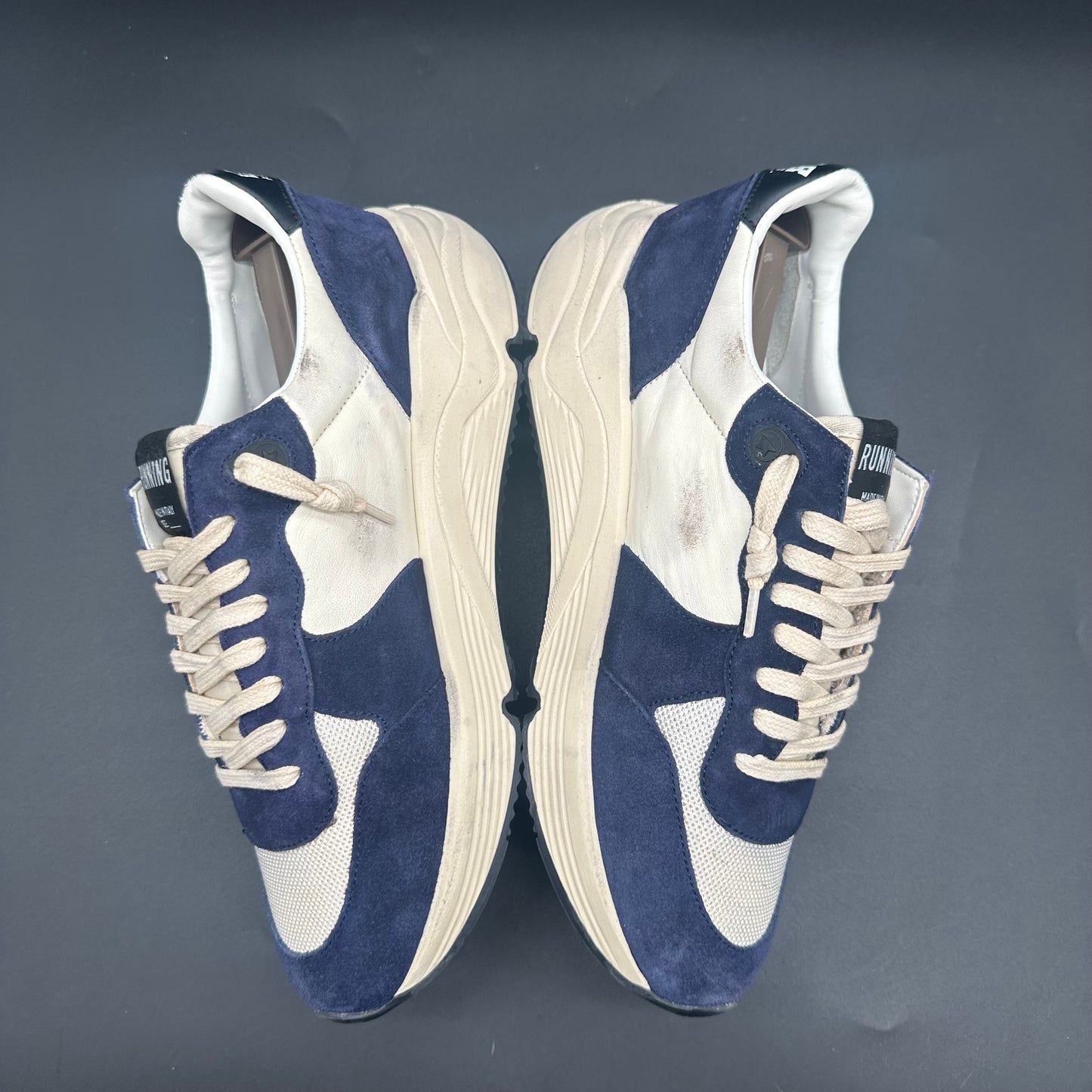 Golden Goose Running - Blanc Bleu C1392