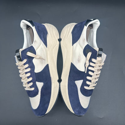 Golden Goose Running - Blanc Bleu C1392