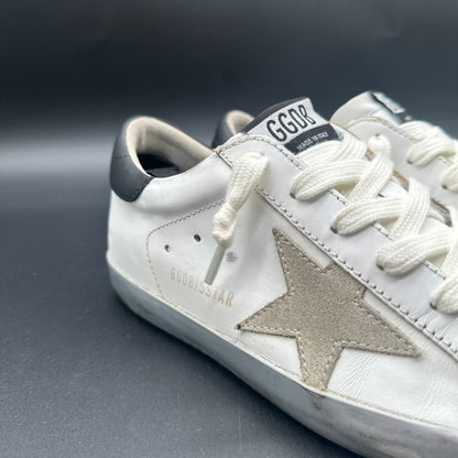 Golden Goose Superstar - Blanc Noir Beige Argent C1423