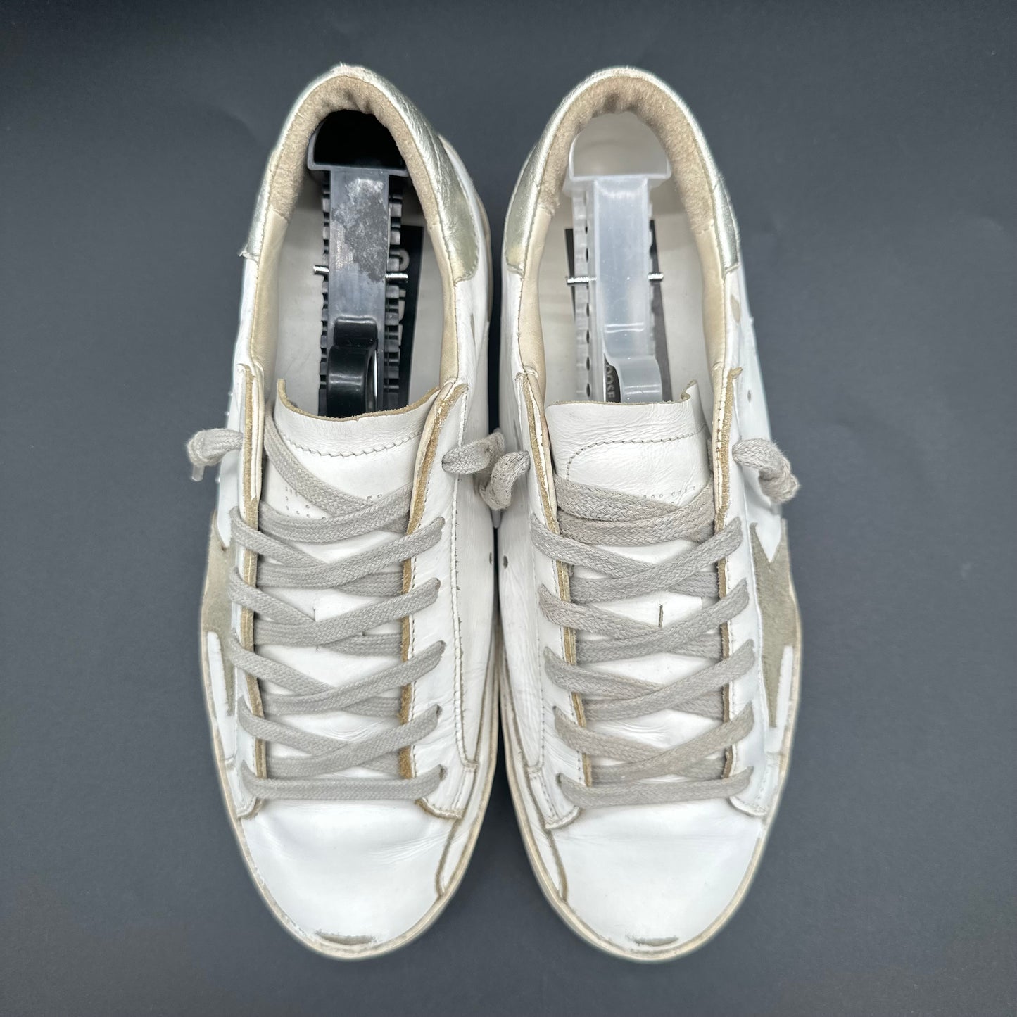 Golden Goose Superstar - Blanc Argent Beige C1261