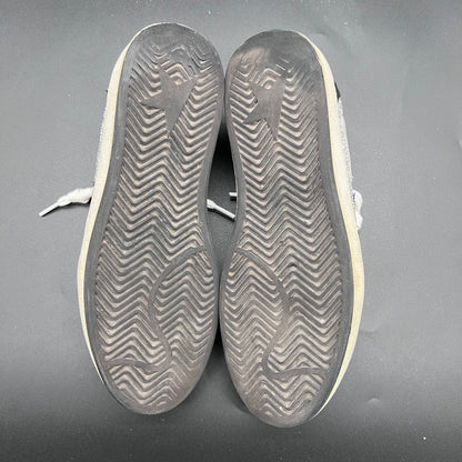 Golden Goose Ballstar - Blanc/Noir/Pailette/Gris K19