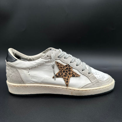 Golden Goose Ballstar - Blanc Noir Léopard C1341