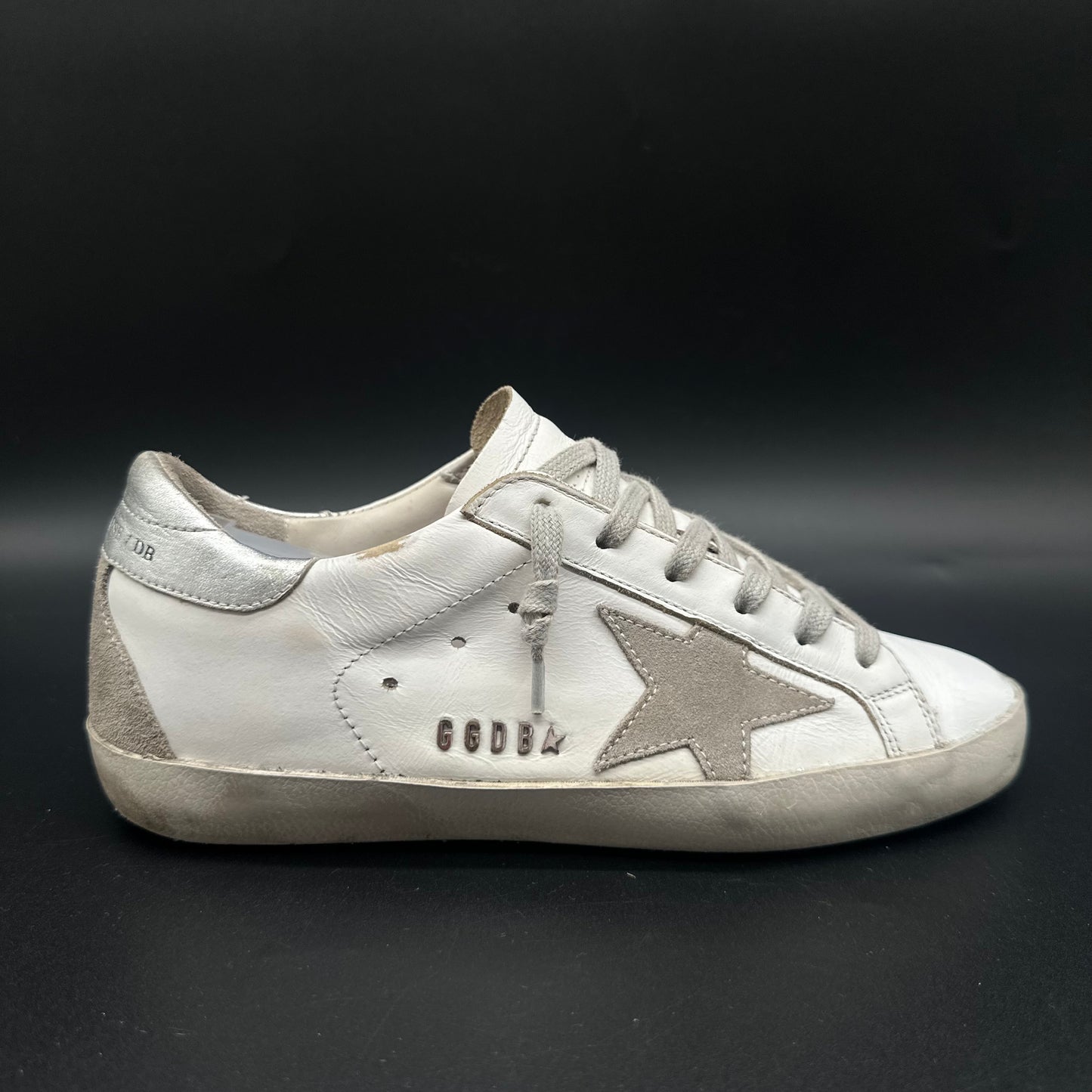 Golden Goose Superstar - Blanc Beige Argent C1255