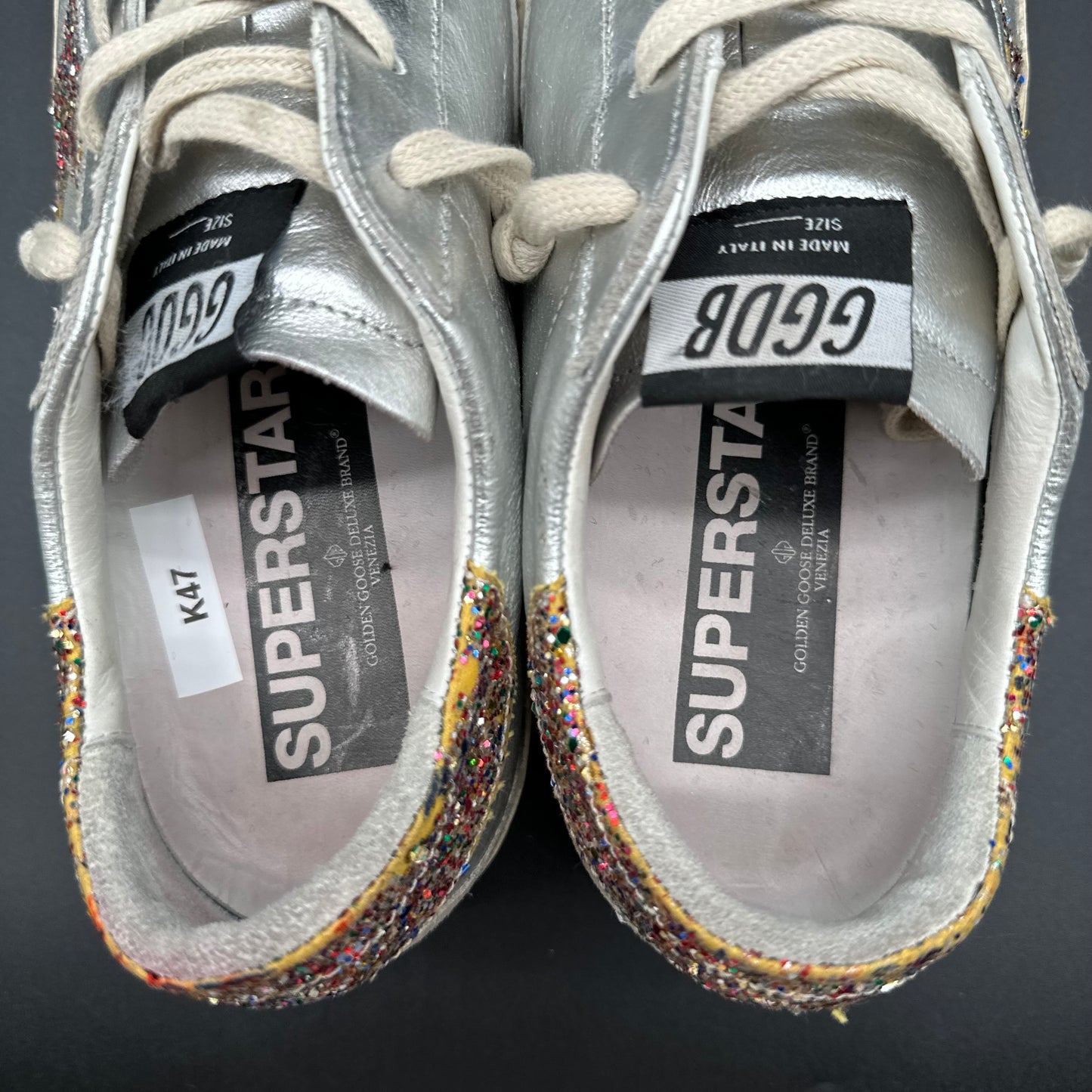 Golden Goose Superstar - Argent Paillettes K47