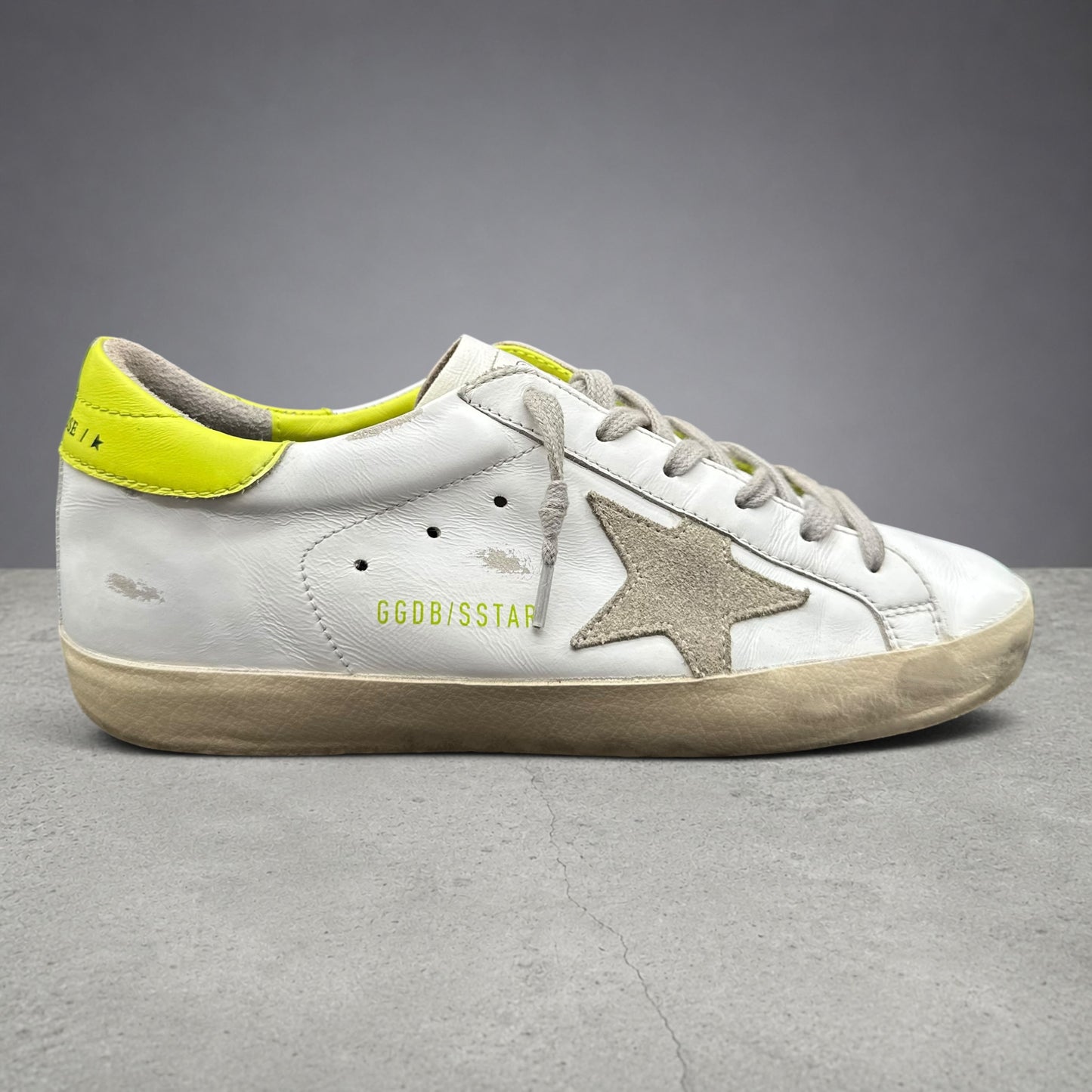 Golden Goose Superstar - Blanc Beige Jaune J029