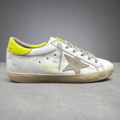 Golden Goose Superstar - Blanc Beige Jaune J029