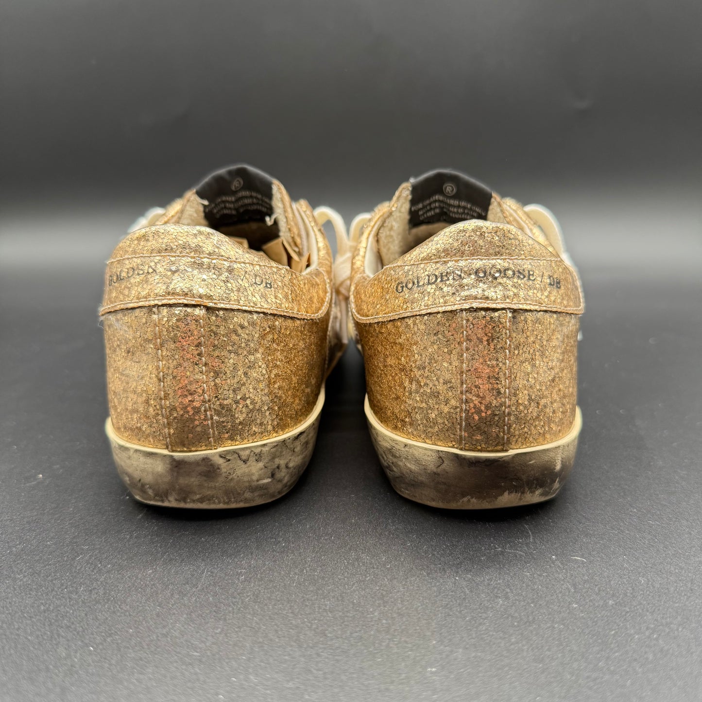 Golden Goose Superstar - Blanc Or Paillettes C906