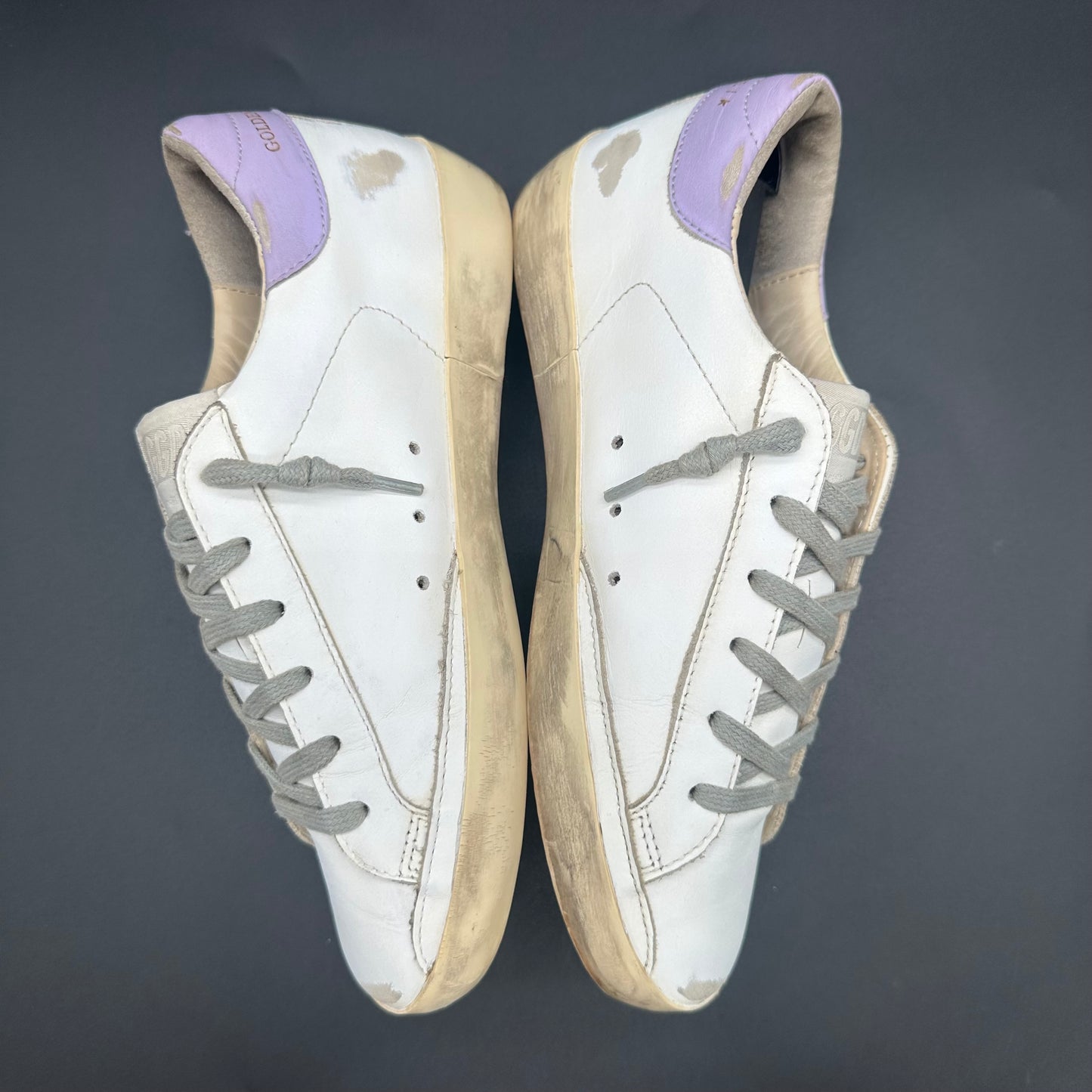 Golden Goose Superstar - Blanc Noir Violet C1231